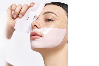 Collagen absorbent mask