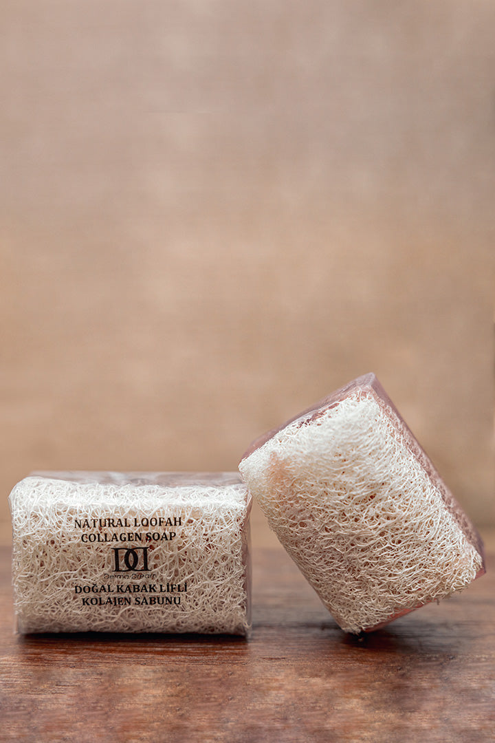 Natural Loofah Collagen Soap