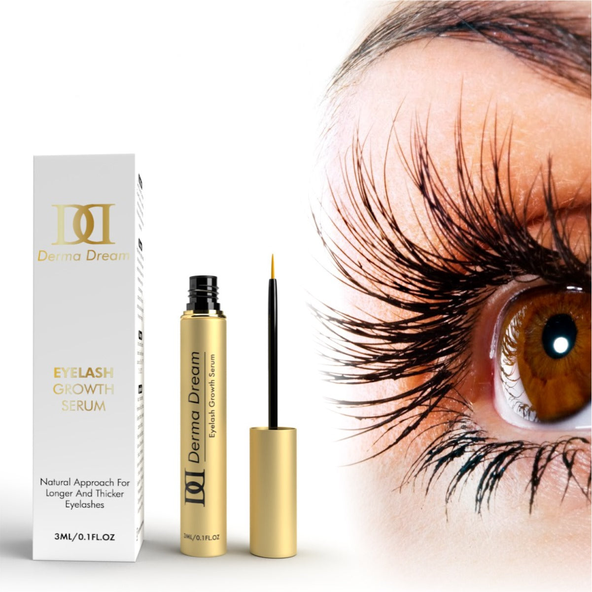 Eyelash growth serum